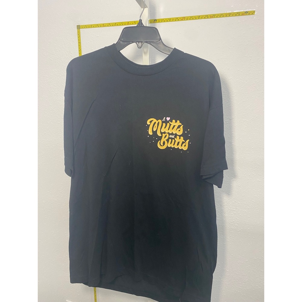 Assholes Live Forever Mutts and Butts Graphic T-Shirt Black XL Streetwear Tee